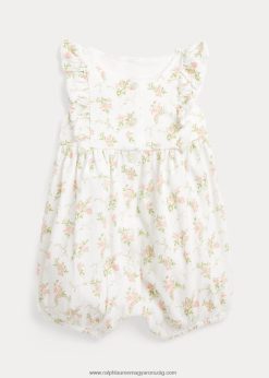 virágos pamut interlock buborék shortall 26804810020 baba Ralph Lauren felejts el engem ne virágos