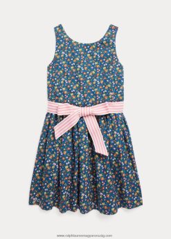 virágos pamut poplin ruha 2680487377 gyerekek Ralph Lauren mimi virágos