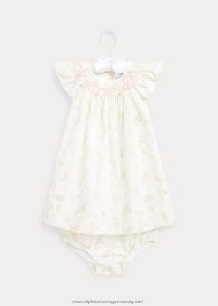 virágos smocked ruha & bloomer 2680487866 baba Ralph Lauren felejts el engem ne virágos