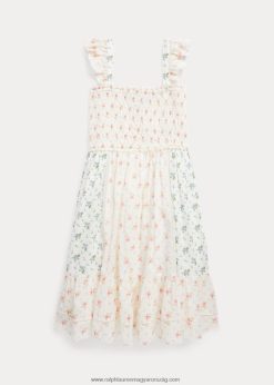 virágos smockott pamut batiszt ruha 2680489978 gyerekek Ralph Lauren etta virágos