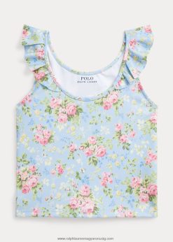 virágos teljesítmény jersey felső 2680487071 gyerekek Ralph Lauren rylee virágos