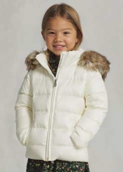 vízálló kabát 2680487360 gyerekek Ralph Lauren klubházi krém