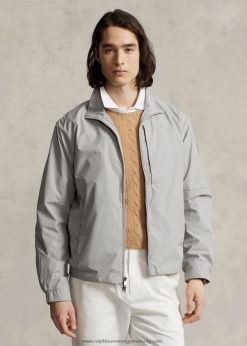 vízlepergető csomagolható kabát 2680481224 férfiak Ralph Lauren szürke köd