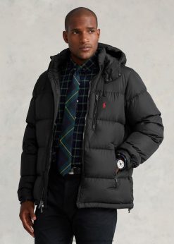 vízlepergető kabát 2680481922 férfiak Ralph Lauren fekete