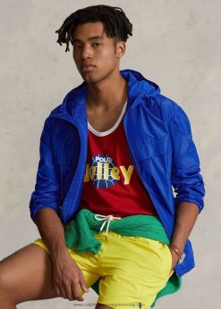 vízlepergető kapucnis kabát 2680488383 férfiak Ralph Lauren csendes-óceáni királyi