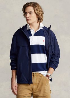 vízlepergető kapucnis kabát 2680488384 férfiak Ralph Lauren newporti haditengerészet