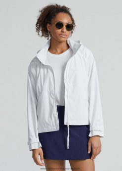 vízlepergető kapucnis kabát 2680489406 nők Ralph Lauren kerámia fehér