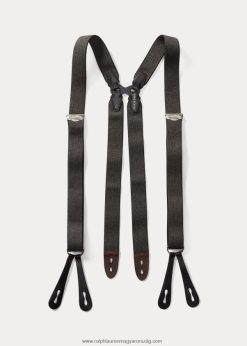 warren stretch jaspe nadrágtartó 2680488910 férfiak Ralph Lauren szén szürke