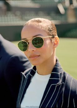 wimbledoni panto napszemüveg 2680485471 nők Ralph Lauren fényes arany