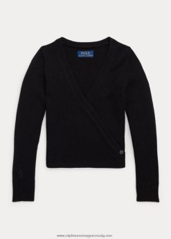 wrap pulóver 2680487462 gyerekek Ralph Lauren fekete