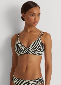 zebramintás duplapántos bikinifelső 2680489592 nők Ralph Lauren zebra